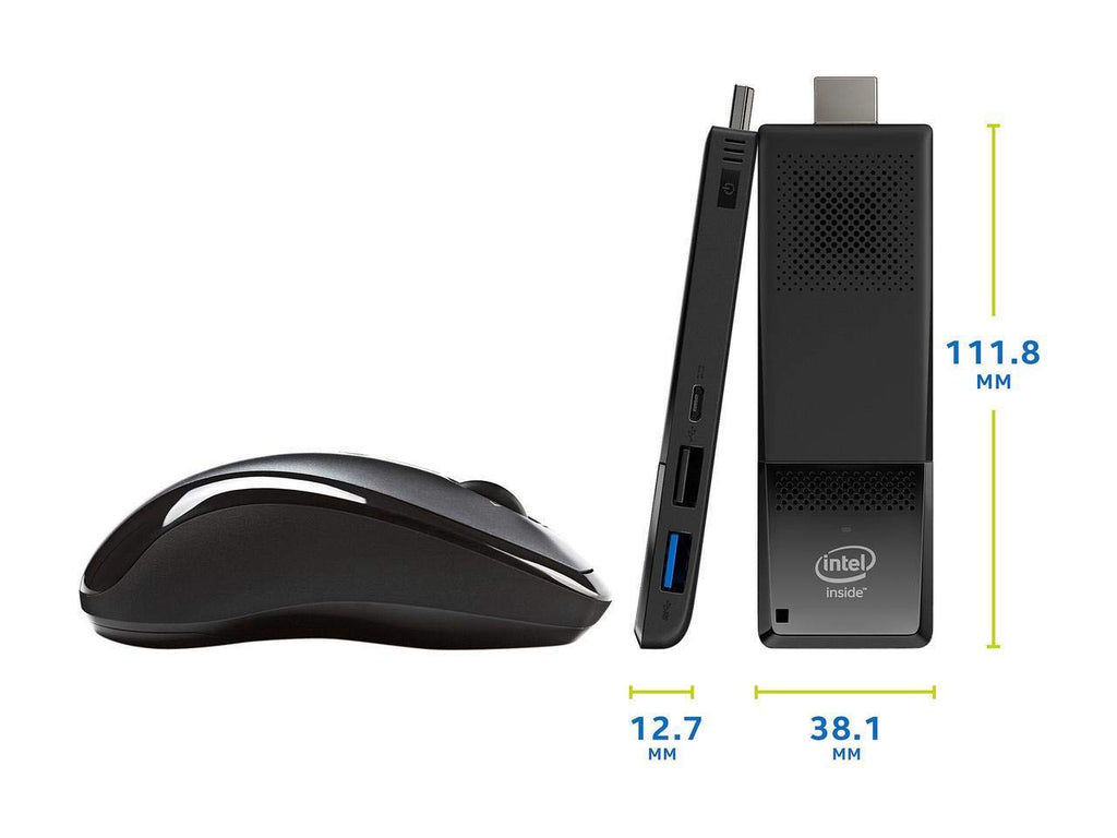 Intel Compute Stick CS125 Computer with Intel Atom x5 processor and Windows 10 (BOXSTK1AW32SC)