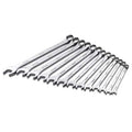 SK Tools USA 13 Piece, Long Pattern, 6 Point, Metric SuperKrome Combination Wrench Set: 7MM - 19MM, 86127