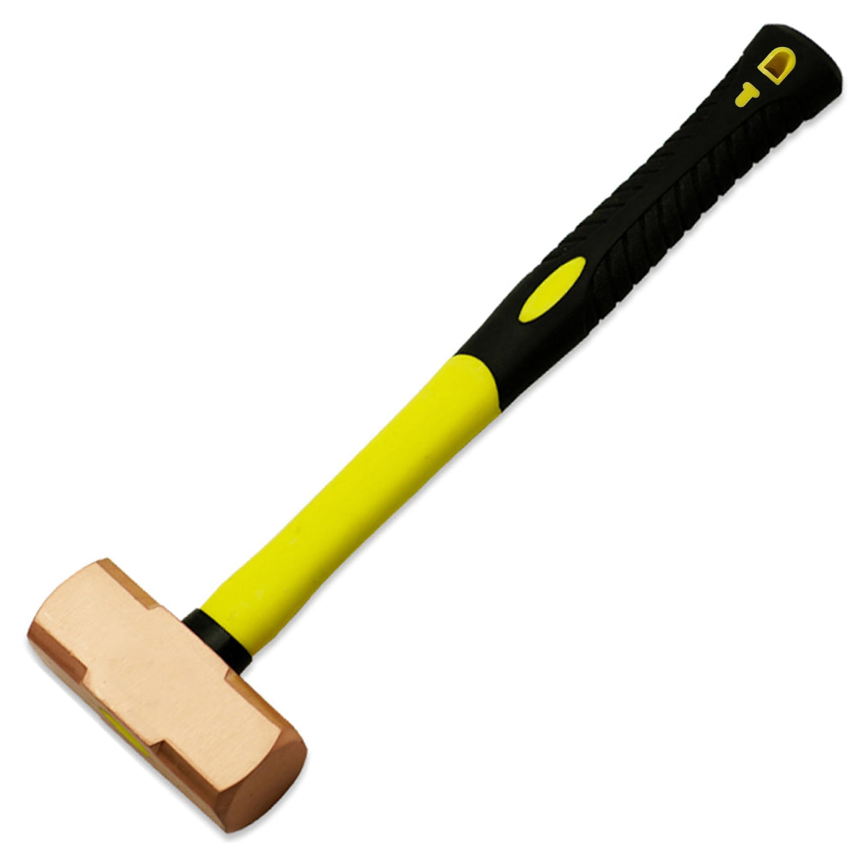 TMAX Non-Sparking 5 LB Sledge Hammer Length 16", Die-Forge, Aluminum Bronze