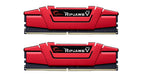 G.SKILL RipjawsV Series DDR4 RAM (XMP) 16GB (2x8GB) Up to 2666MT/s* CL15-15-15-35 1.20V Intel AMD Desktop Computer Memory U-DIMM - Red (F4-2666C15D-16GVR)