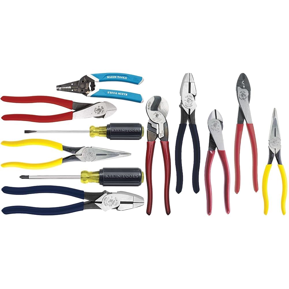 Klein Tools Hand Tool Kit (6-Piece) and Dipped Plier Kit (5-Piece)