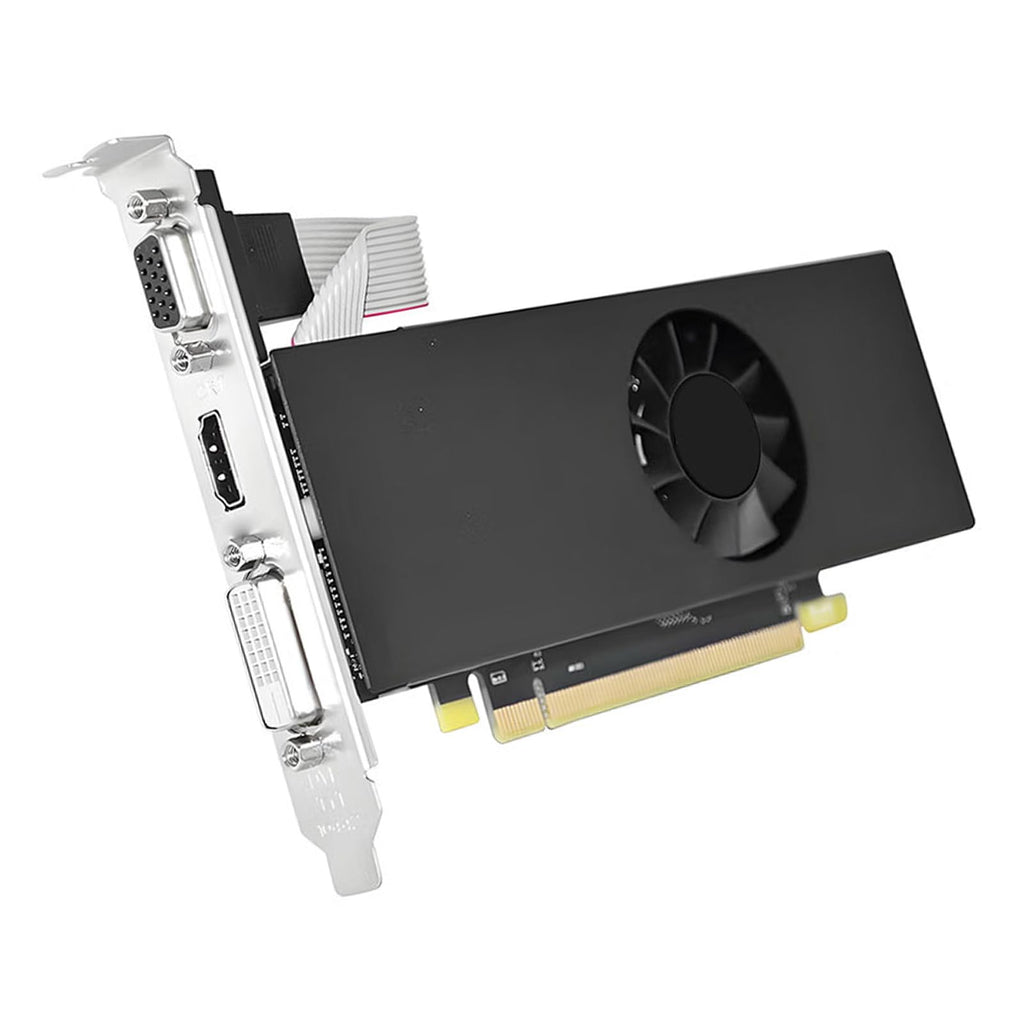 8G DDR5 Graphics Card, 128 Bit Low Profile Video Card with HD Multimedia Interface DVI Port Displayport, for PC Computer Gaming Streaming Work