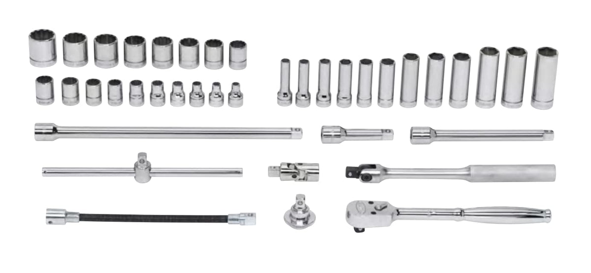 Williams WSB-23FTB 23-Piece 3/8-Inch Drive Socket and Drive Tool Set with Toolbox