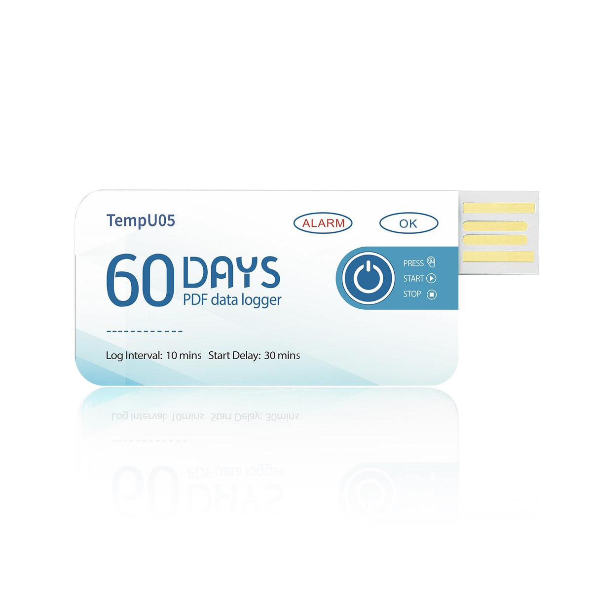 Tzone Temperature Data Logger USB with PDF Report 20 Packs