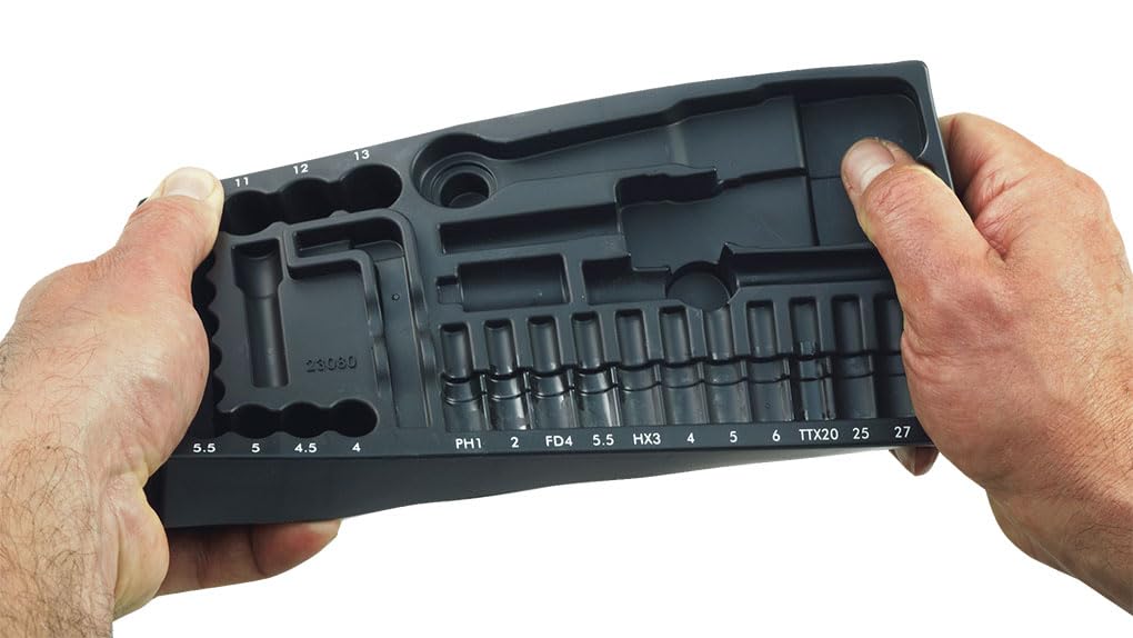 PROXXON 23294 Socket Spanner Set 65 Pieces
