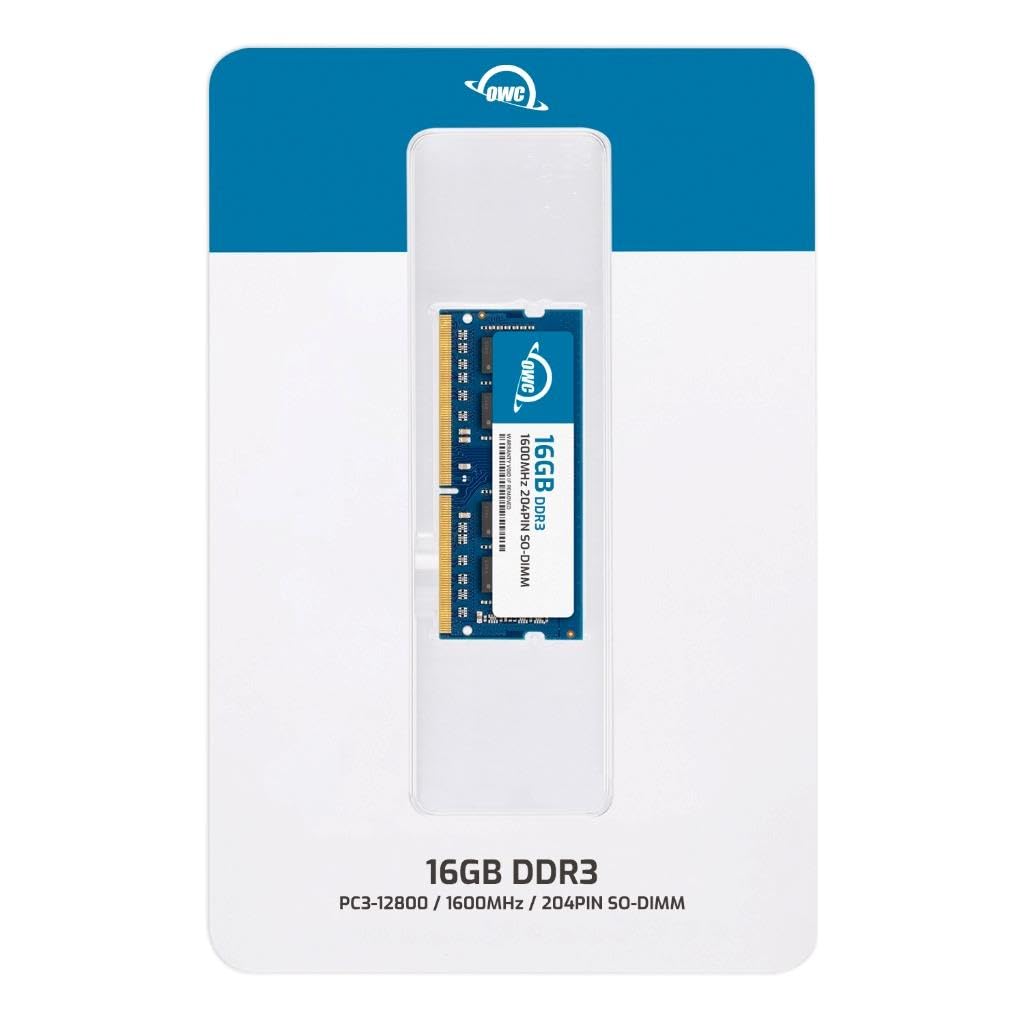 OWC 16GB DDR3L 1600MHz Non-ECC SODIMM 1.35V 204-pin Memory RAM
