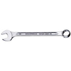 Stahlwille 40085555 Combination Spanners Open-Box No.13, Size 55mm, Metric, with 15 degree Offset Ring End, Chrome Plated Finish, Length 560mm, Made in Germany