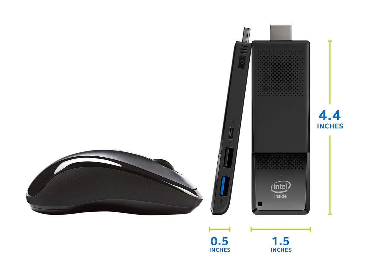 Intel Compute Stick CS125 Computer with Intel Atom x5 processor and Windows 10 (BOXSTK1AW32SC)