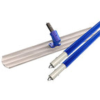 Bon Tool 82-422 Bull float - Magnesium 36-inch X 8-inch Round End - With Wormgear Bracket