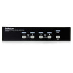 StarTech 4-Port DVI USB KVM, Audio, 1U Rack-Mount, TAA (SV431DVIUA)