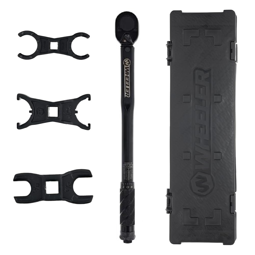 Wheeler XL FAT Wrench Set with Complete Crowfoot Set, Carry Case, Steel Construction for Gunsmithing, Maintenance