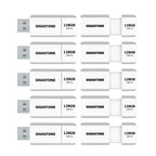 GIGASTONE 64GB Flash Drive (10 Pack) Z60 USB 3.2 Gen 1, 100MB/s Ultra Fast, Retractable Capless Slider Design, Data Storage, Backup for PC/Mac/TV/Car Audio, USB 2.0/3.0/3.1 Compatible