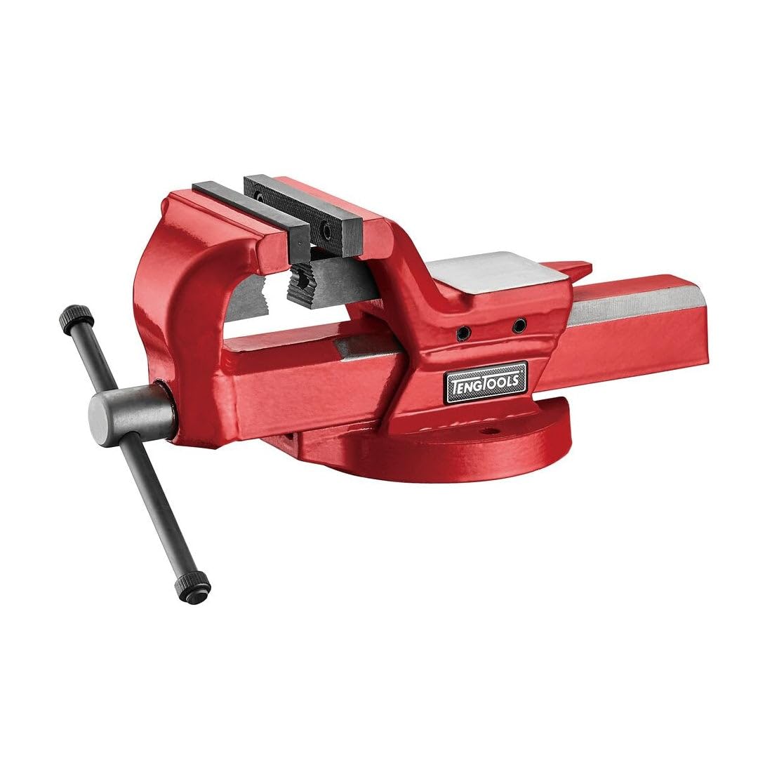 Teng Tools 4 Inch Bench Vise - Heavy Duty Work Bench Jaw Clamp - TCAV4