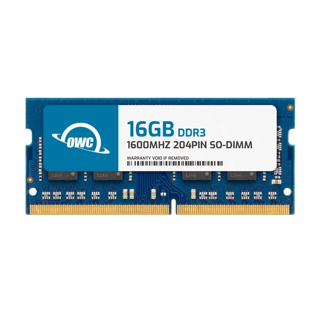 OWC 16GB DDR3L 1600MHz Non-ECC SODIMM 1.35V 204-pin Memory RAM
