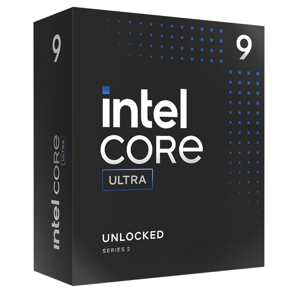 Intel Core Ultra 9 Processor 285K, 24 cores (8 P-cores + 16 E-cores) up to 5.7 GHz