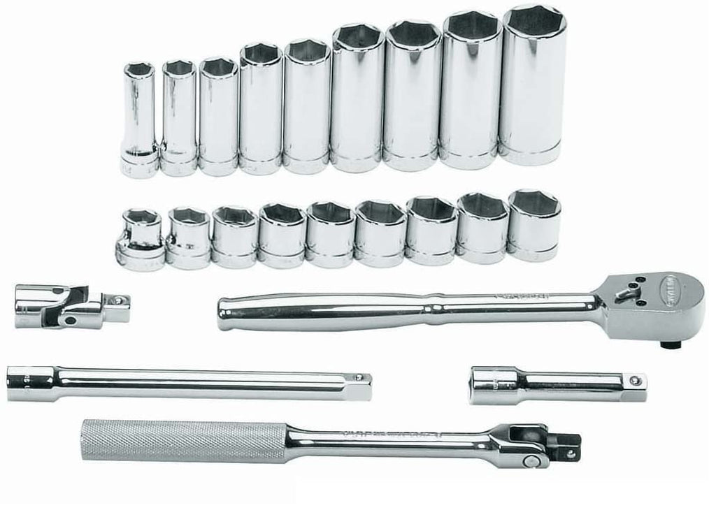Williams WSB-23FTB 23-Piece 3/8-Inch Drive Socket and Drive Tool Set with Toolbox