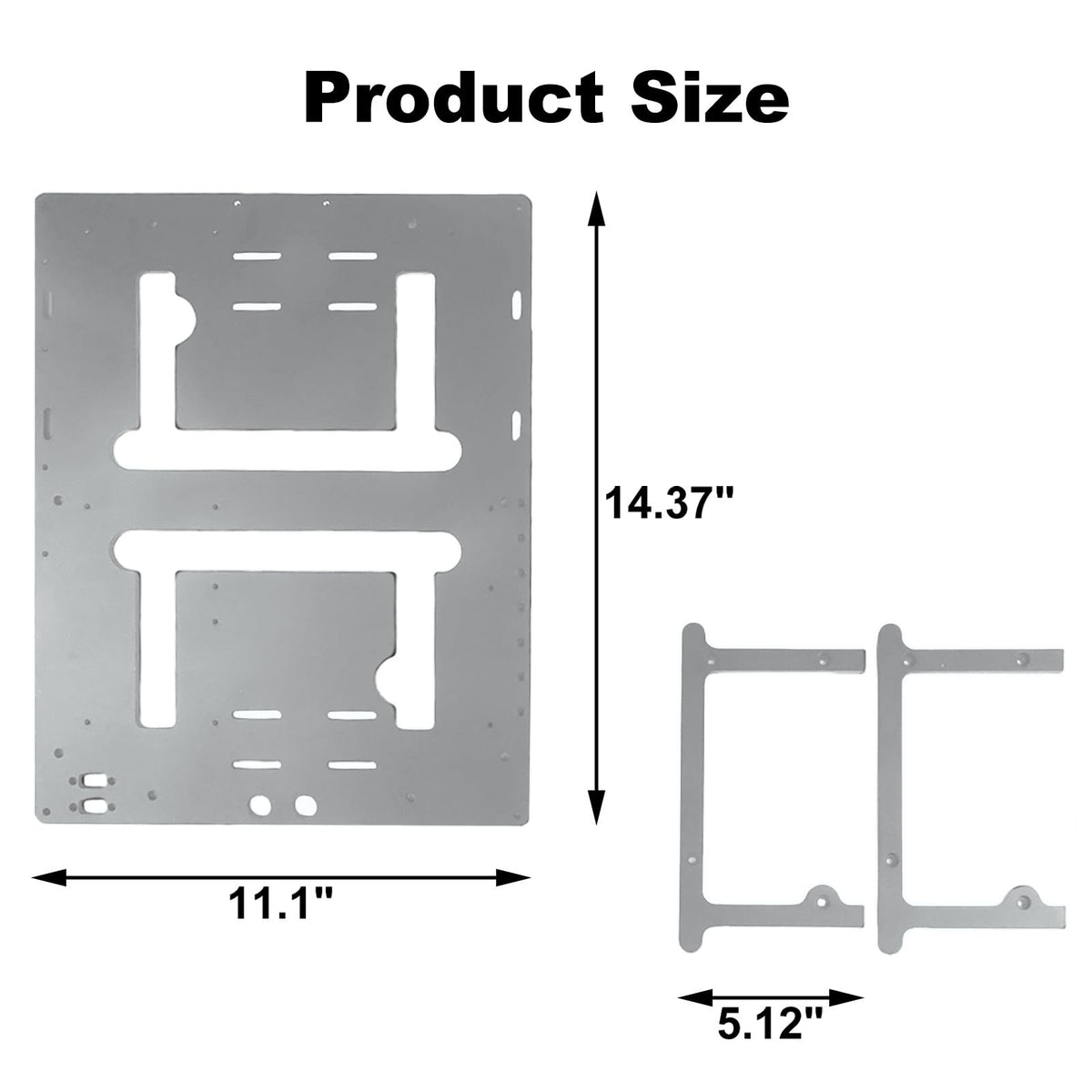 Open Air Frame Computer Case PC Test Bench Aluminum Computer Cases Shell, Support Installation of Water Cooling Devices Compatible with ITX/MATX/ATX Motherboards(MATX Motherboard)