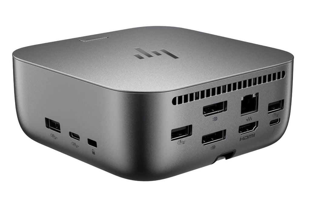 HP 100W Thunderbolt 4 Dock Port Replicator Bundle with DKZ Hub (Universal Thunderbolt/USB-C Docking Station, Single Cable for Charging, Data Transfers to Any Brand Laptop) (10-Pack)