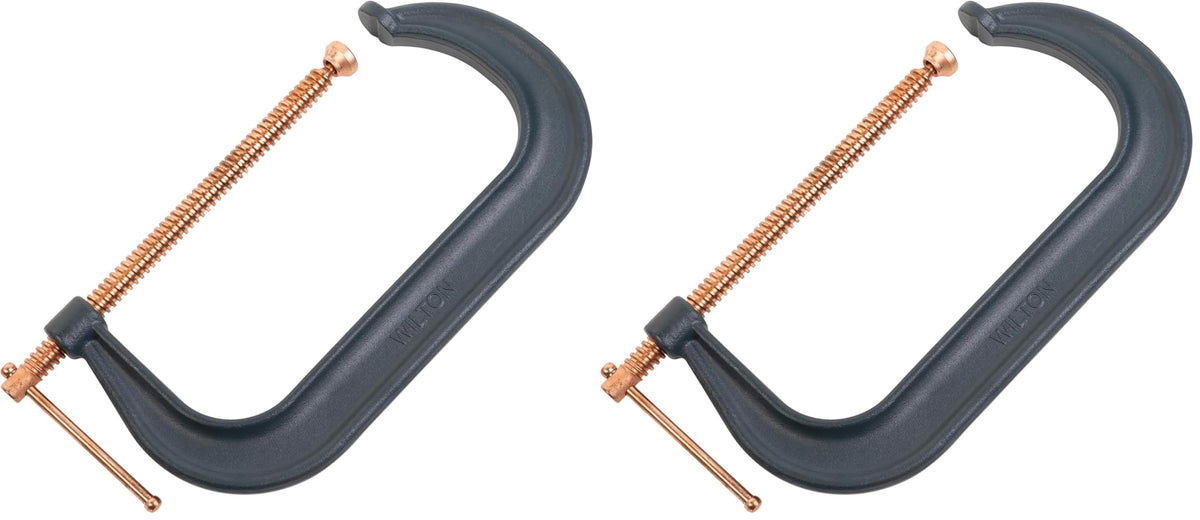 Wilton Spark-Duty C-Clamp, 12-1/4" Opening, 6-1/4" Throat, 9300 Lbs. Clamping Force (Model 412-P)