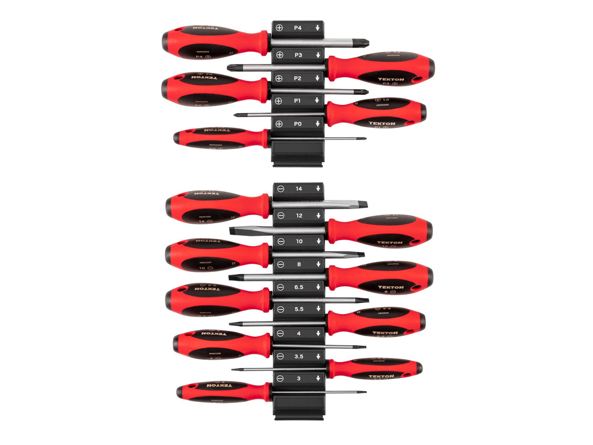 TEKTON Phillips and Slotted Screwdriver Set, 26-Piece | DWZ90009