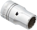 Williams WSS-23RC 23-Piece 1/2-Inch Drive Shallow 12 Point Socket Set