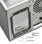 4U 19-Inch Industrial Computer Case Rackmount PC Chassis 360 Liquid CPU AIO Support,