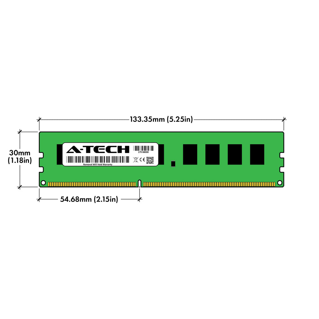 A-Tech Server 32GB Kit (4 x 8GB) 2Rx8 PC3L-12800E DDR3 1600MHz ECC Unbuffered UDIMM 240-Pin Dual Rank DIMM 1.35V Workstation Server Memory RAM Upgrade Stick Modules (A-Tech Enterprise Series)