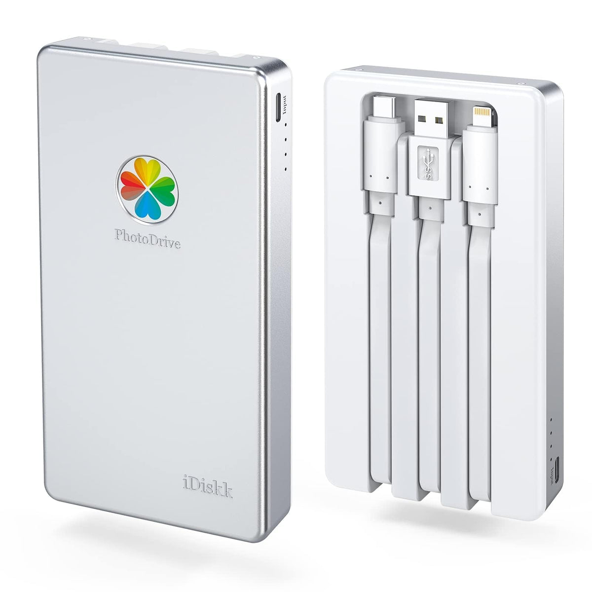 iDiskk App-le Certified 1TB External Hard Drive for iPhone18/17/16/15, iPad & MacBook Backup Photos, Videos, Music & Docs Compatible with iOS & Android Portable Storage for All Your Digital Files