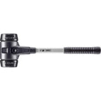Halder Simplex Soft-Faced Mallet 3702.080 – Medium-Hard Rubber Inserts, Reinforced Cast Iron Housing, Fiber Glass Handle with Non-Slip Rubber Grip, 80mm, 7.5 lbs.