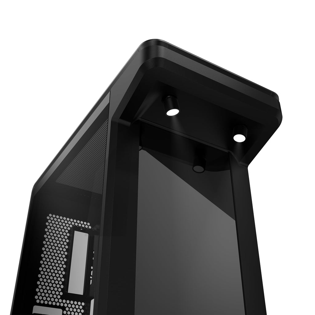 Cooler Master MasterFrame 360 Stage LCD ATX PC Case, LCD Display Spotlight
