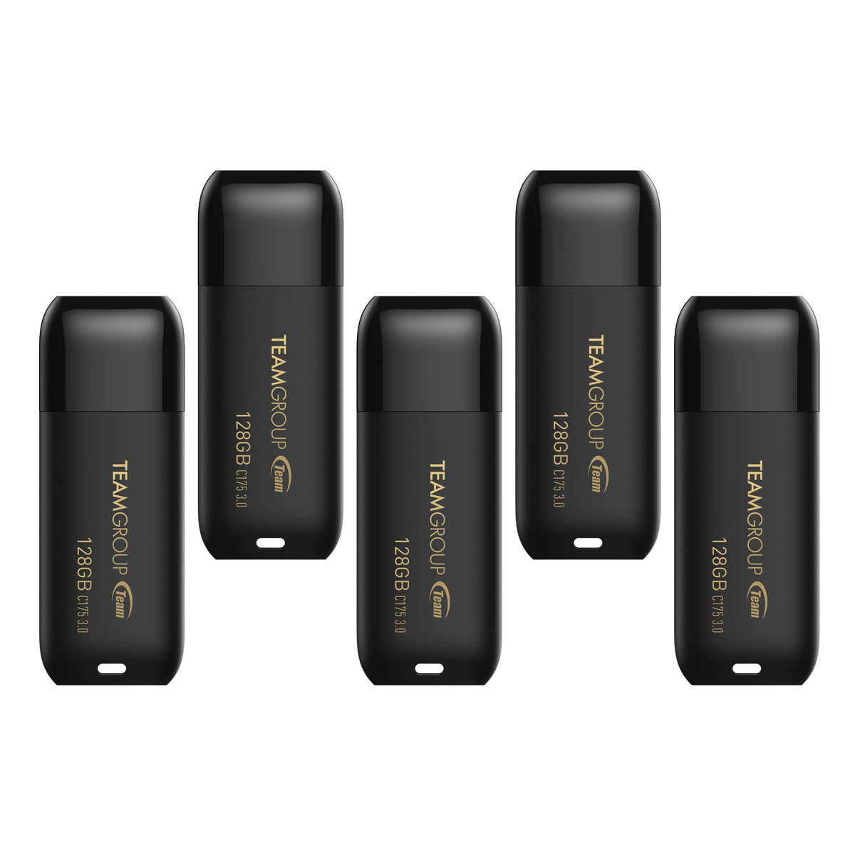 TEAMGROUP C175 1TB USB 3.2 Gen 1 (USB 3.1/3.0) Read 100MB/s Flash Thumb Drive, External Data Storage Memory Stick Compatible with Computer/Laptop/Desktop/PC Matte Black TC17531TBB01