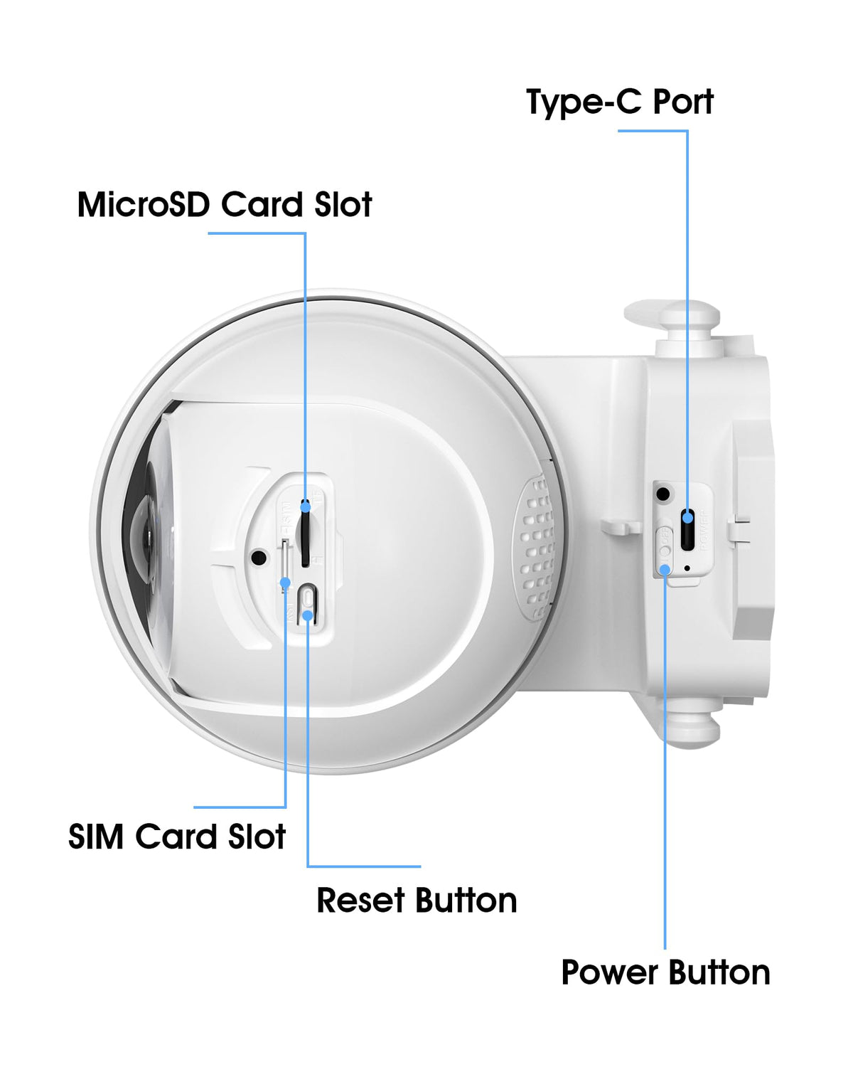 ARCCTV 4G LTE Cellular Security Camera Outdoor Wireless