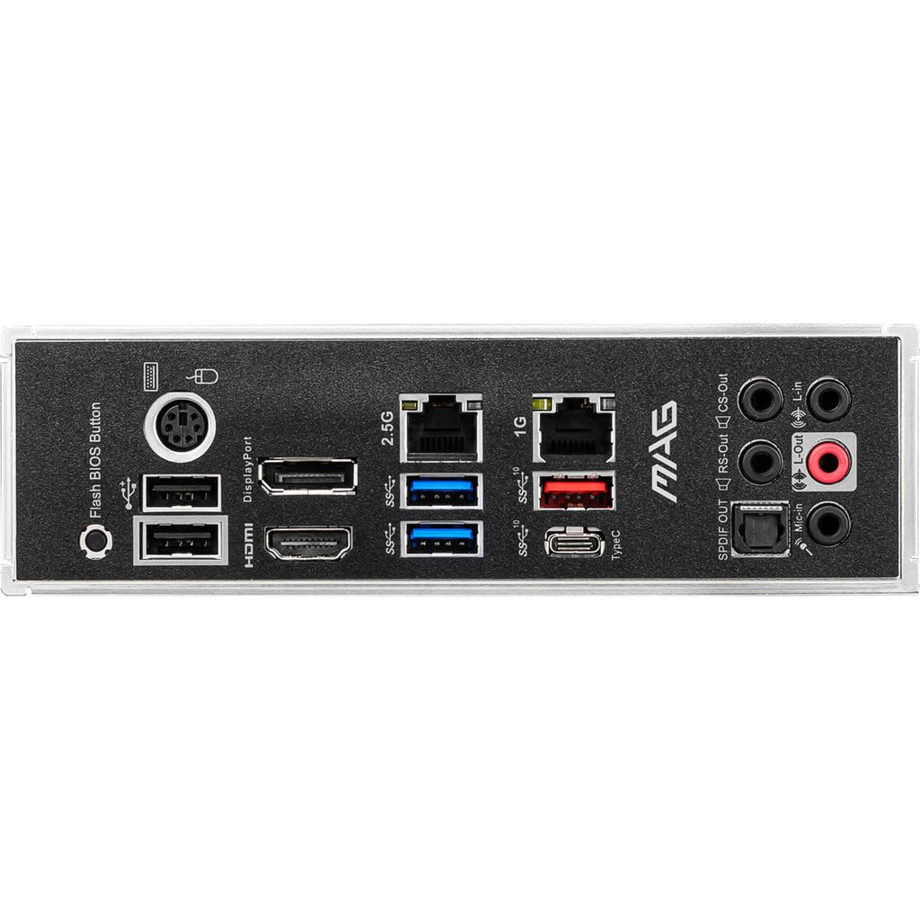 MSI MAG B550 Tomahawk Gaming Motherboard (AMD Ryzen 5000 Series, AM4, DDR4, PCIe 4.0, SATA 6Gb/s, M.2, USB 3.2 Gen 2, HDMI/DP, 2.5Gbps LAN, ATX)