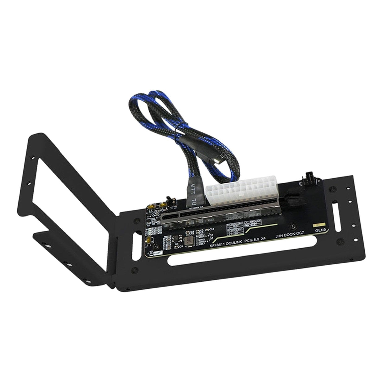 External Graphics Card Dock Bracket Easy Installation Parts Versatile with Adapter, Black