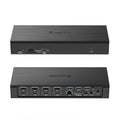 DisplayLink Universal Docking Station,WAVLINK 15-in-1 USB C Ultra 5K Dual 4K HD Multiple Display Dock with 2xHDMI/DP,Gigabit Ethernet,6xUSB 3.0,Type C,Audio,Mic,for New MacBook Neo,Windows,Mac