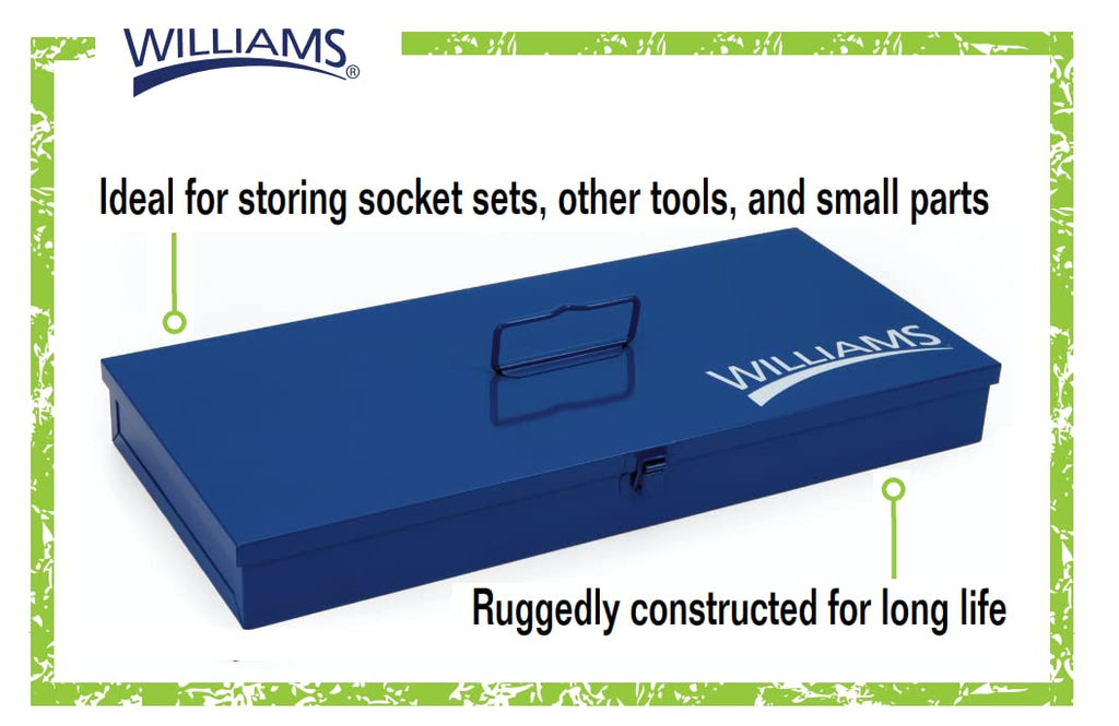 Williams WSB-23FTB 23-Piece 3/8-Inch Drive Socket and Drive Tool Set with Toolbox