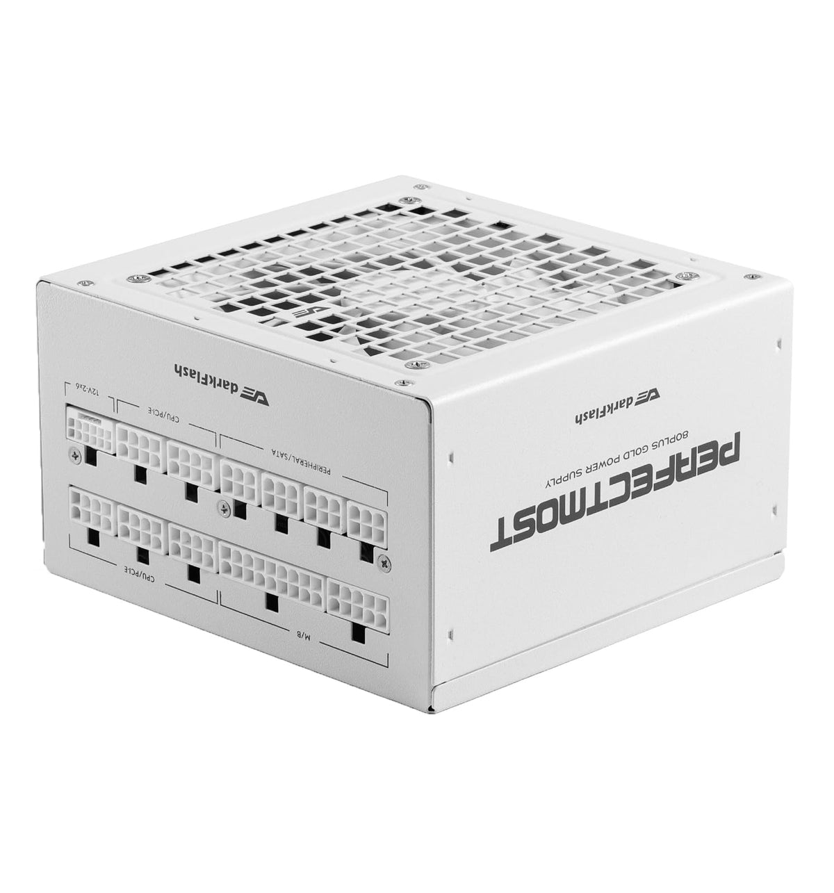 darkFlash PMT1250 Fully Modular Power Supply ATX 3.1& PCIe 5.1 Ready, 12VHPWR Cable Included, 100% Japanese 105°C Capacitors, 80 Plus Gold Gaming PSU, Compact 150mm Size, 5 Year Warranty(Black)