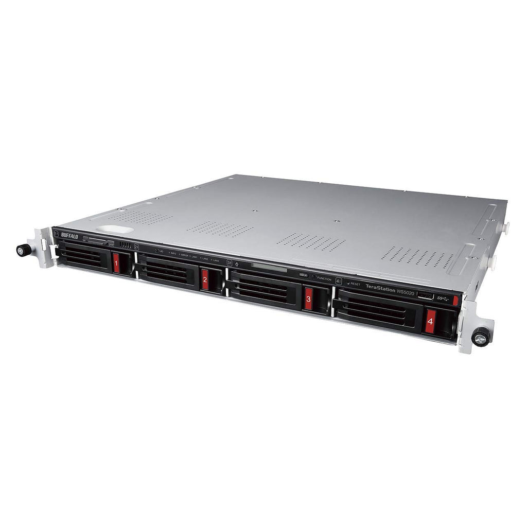 BUFFALO TeraStation WS5420DN 4-Bay Windows Server IoT 2025 Desktop NAS 32TB (4x8TB) w/HDD Included