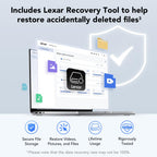 Lexar 2TB ES3 External SSD, 1050MB/s Read, USB-C, Sleek & Sturdy