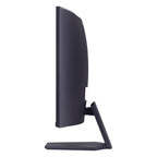 LG 27GS60QC-B Ultragear 27-inch Curved Gaming Monitor QHD (2560x1440) 180Hz 1ms 1000R AMD FreeSync HDR10 HDMIx2 DisplayPort Borderless Design Black Stabilizer DAS Crosshair FPS Counter - Black
