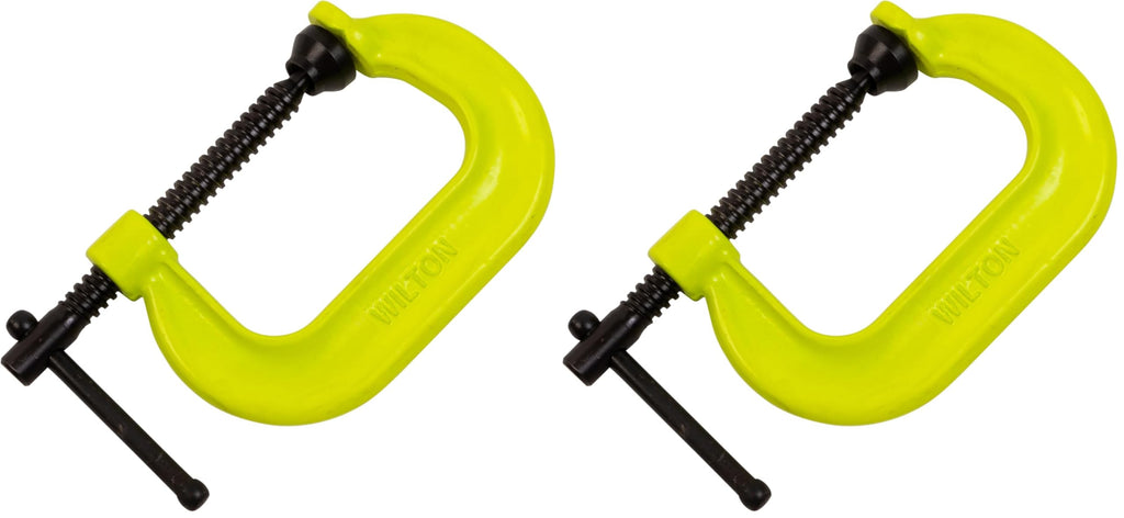 Wilton Hi-Vis C-Clamp, 10-1/8" Opening, 6" Throat, 8000 Lbs. Clamping Force (Model 410-SF)