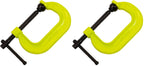 Wilton Hi-Vis C-Clamp, 10-1/8" Opening, 6" Throat, 8000 Lbs. Clamping Force (Model 410-SF)