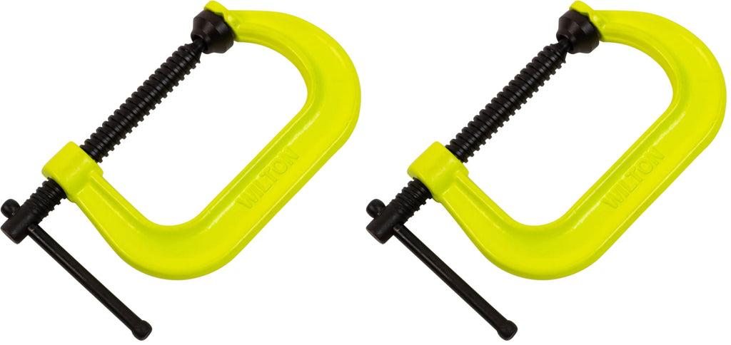 Wilton Hi-Vis C-Clamp, 10-1/8" Opening, 6" Throat, 8000 Lbs. Clamping Force (Model 410-SF)