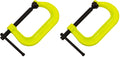 Wilton Hi-Vis C-Clamp, 10-1/8" Opening, 6" Throat, 8000 Lbs. Clamping Force (Model 410-SF)