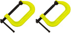Wilton Hi-Vis C-Clamp, 10-1/8" Opening, 6" Throat, 8000 Lbs. Clamping Force (Model 410-SF)