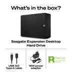 Seagate (STEB6000403) Expansion Desktop 6TB External Hard Drive HDD – USB 3.0 For PC Laptop