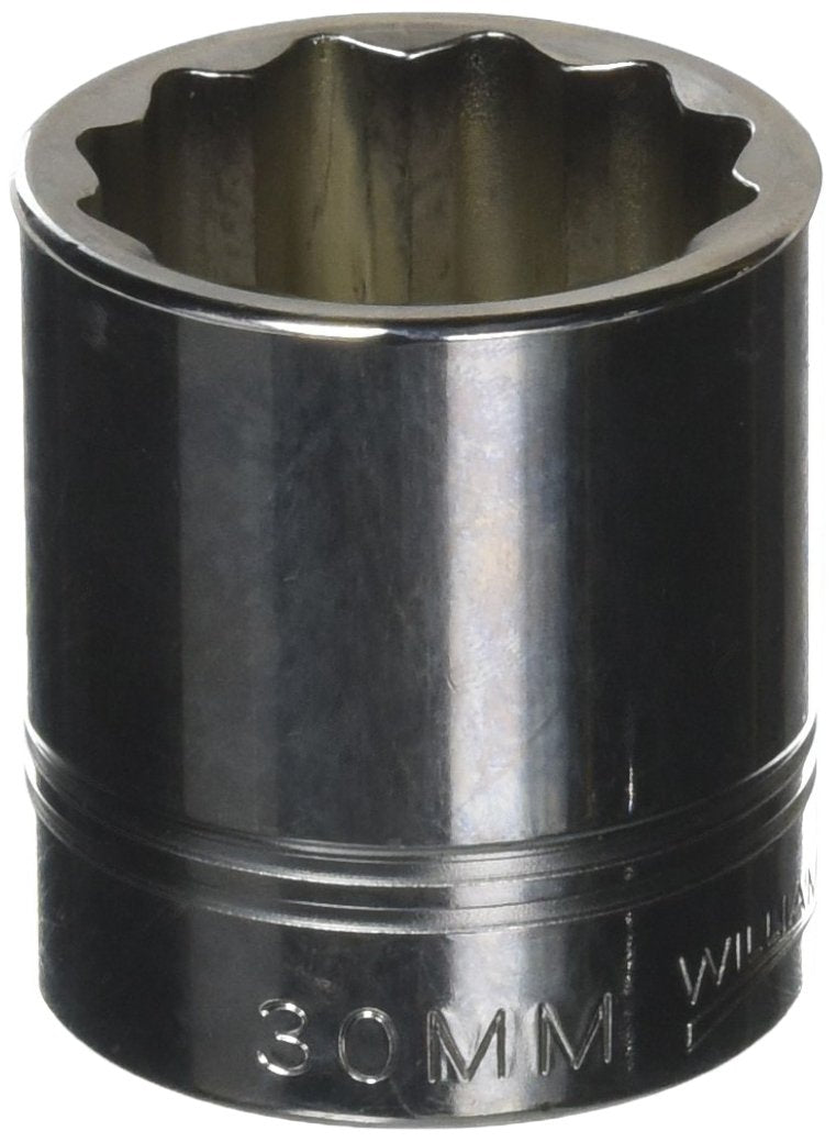 Williams WSS-23RC 23-Piece 1/2-Inch Drive Shallow 12 Point Socket Set