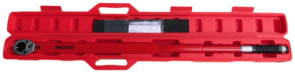 Teng Tools 3/4 Inch Drive Torque Wrench 100-700 ft/lb - 3492UAG-E2, Red