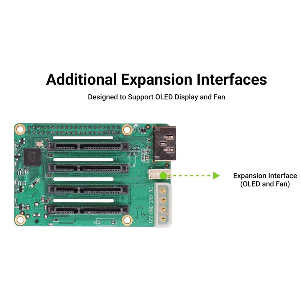 Storage Expansion Board with 12V Direct Current Power Input