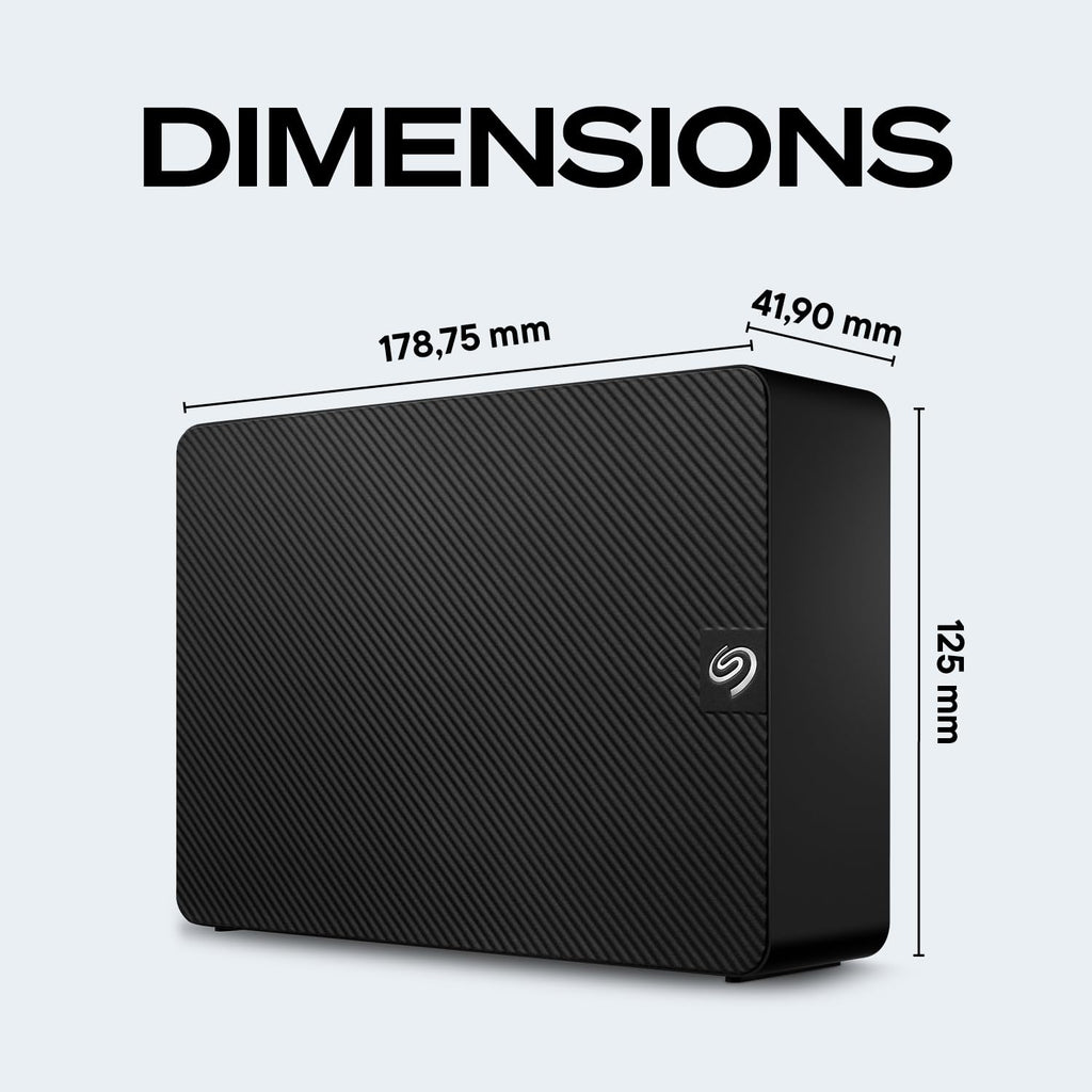 Seagate Expansion Desktop 26TB, Externe Harde Schijf, 3.5", PC & Laptop, USB 3.0, Data Rescue Service (STKP26000400)